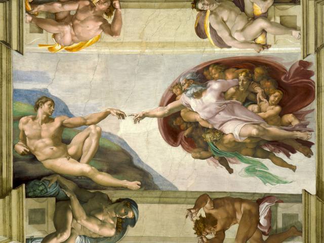 Roma - Capilla Sixtina - La Creacion de Adan